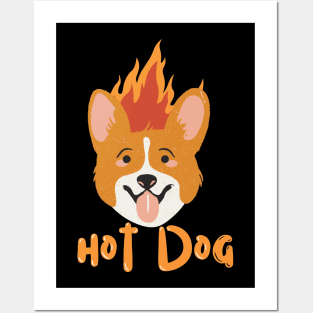 hot dog Posters and Art